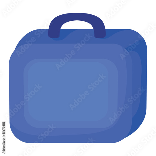 blue suitcase design