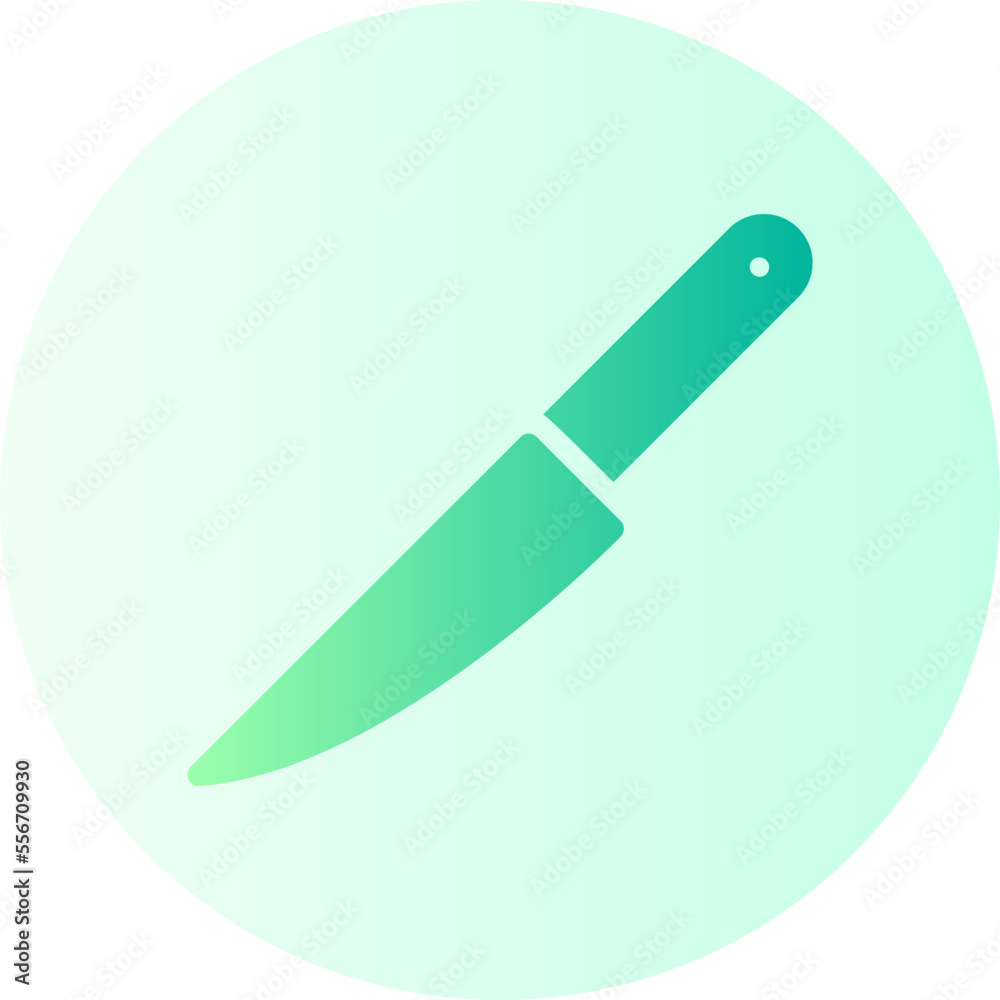 knife gradient icon knife gradient icon