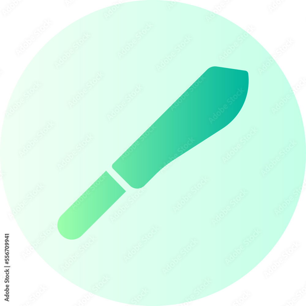 machete gradient icon machete gradient icon