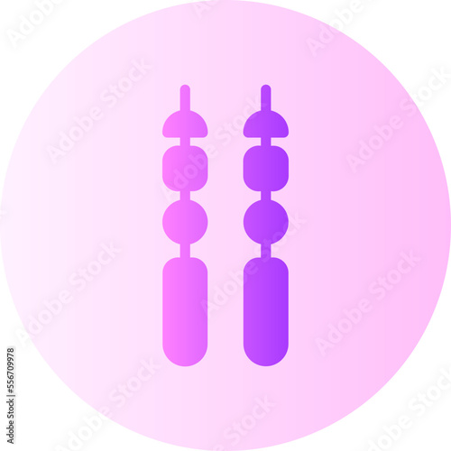 skewer gradient icon