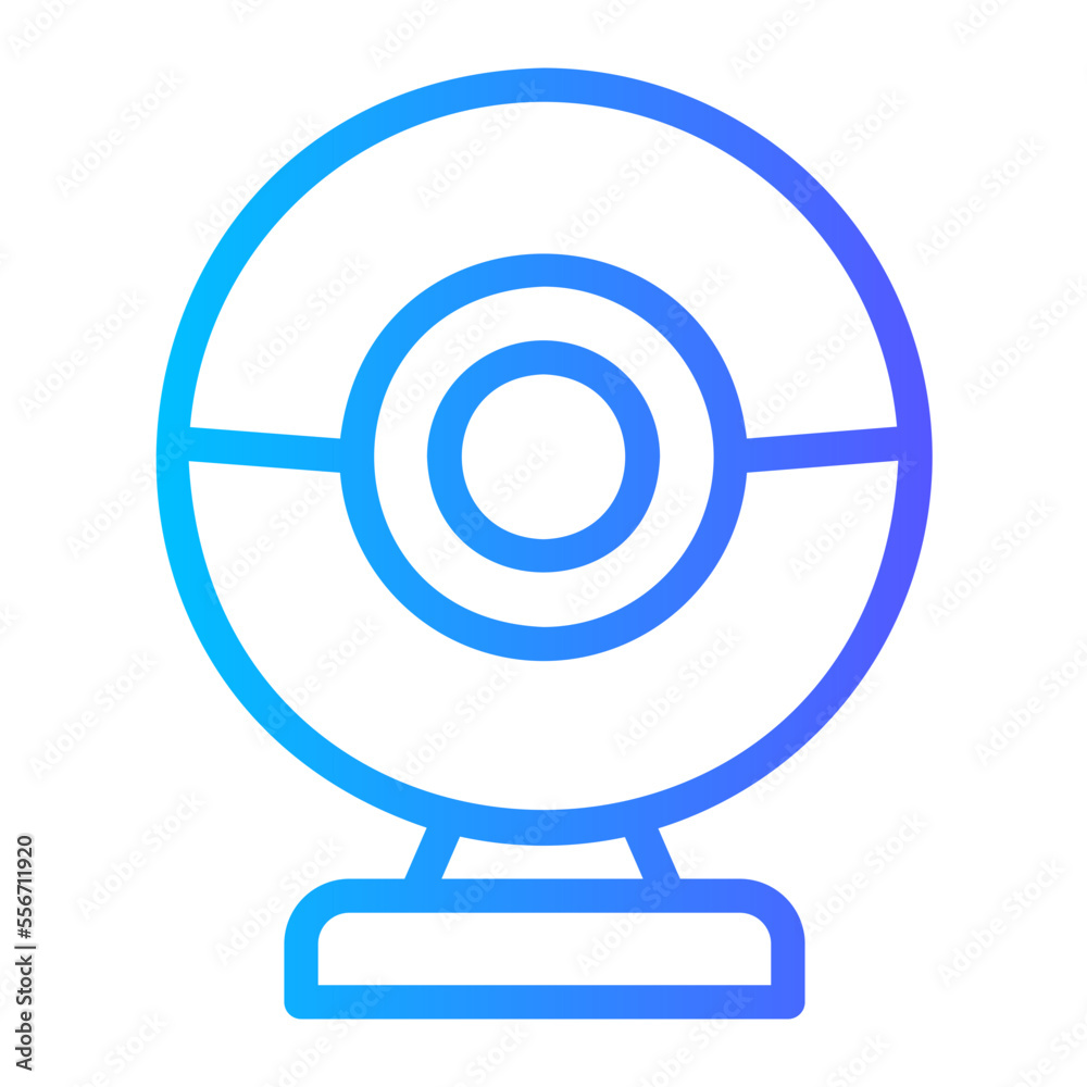 webcam gradient icon webcam gradient icon