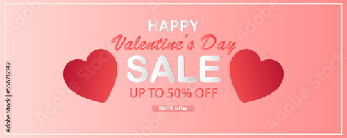 Valentine's day sale background with heart. Vector illustration. Wallpaper, flyers, posters, brochures, banners. Vector symbols of love for Happy Women's, Mother's, Valentine's Day, birthday