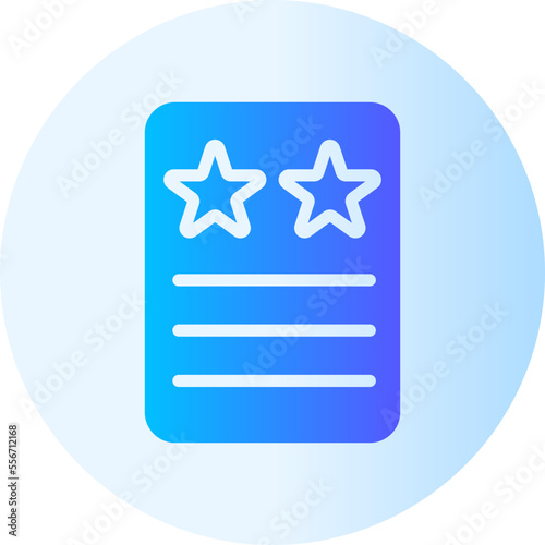 feedback gradient icon