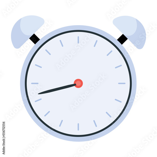 Grab this flat icon of timepiece