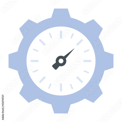Grab this flat icon of timepiece