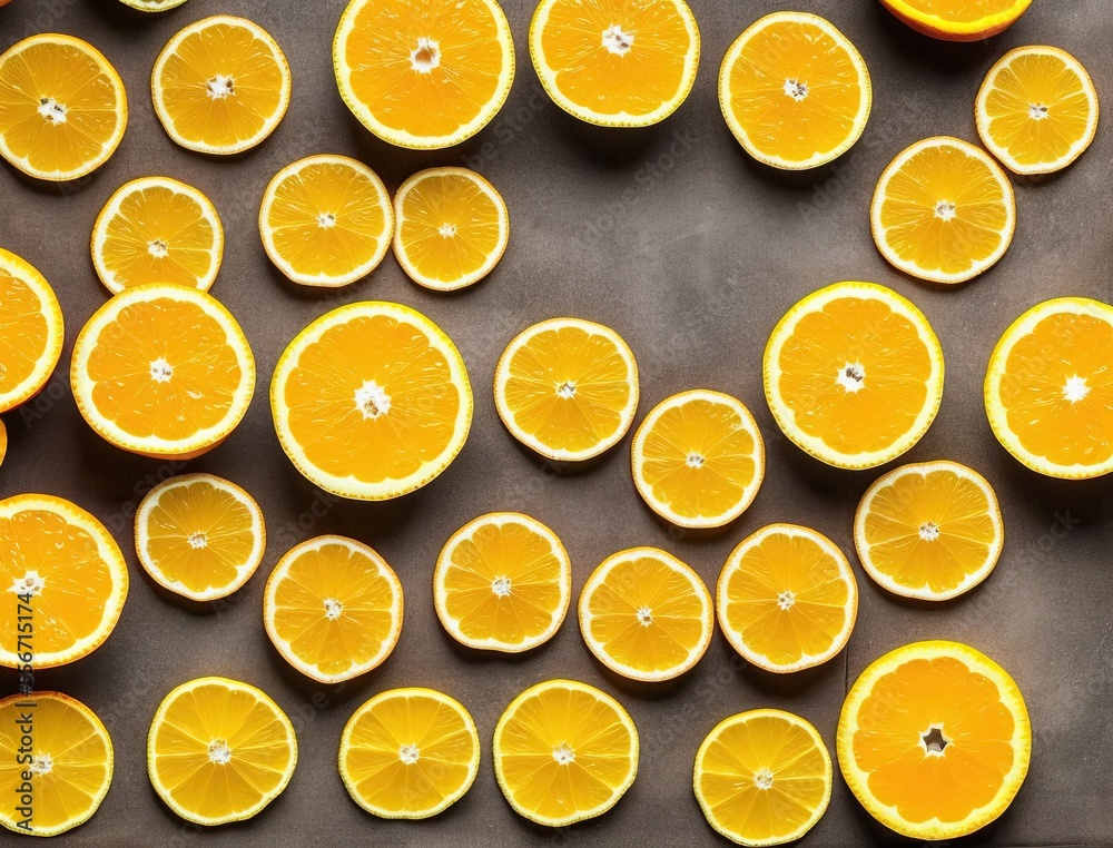 tangerines and oranges on a flat background tangerines and oranges on a flat background