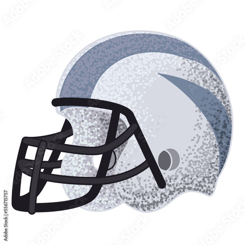 gray american football helmet