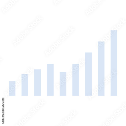 Modern icon of data analysis in flat style 