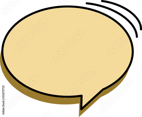 colorful bubble text box decoration