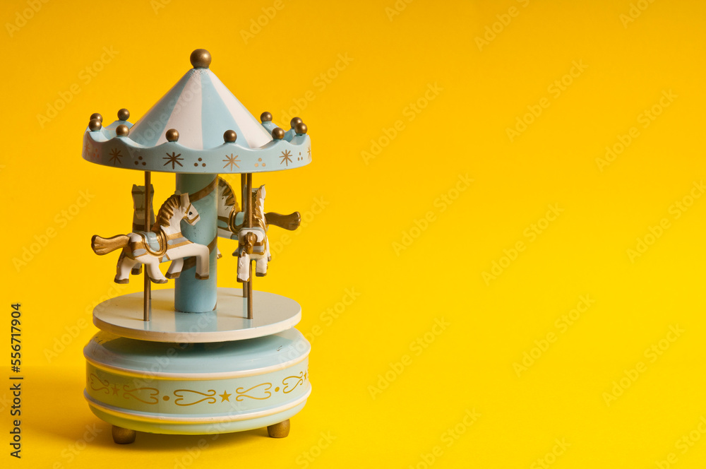 antique merry-go-round or carousel toy antique merry-go-round or carousel toy