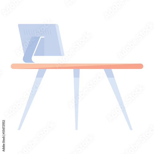 Flat vector denoting workplace