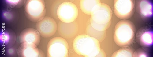 Abstract festive bokeh light background. Golden bokeh lights, Holiday concept and celebration background. you can used for New Year, Anniversary, Wedding, Valentine, Birthday, banner, party etc.