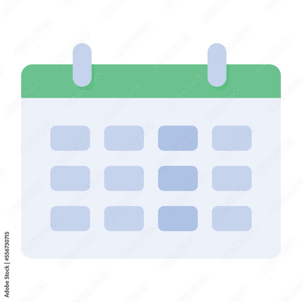 Flat vector icon of a reminder Flat vector icon of a reminder