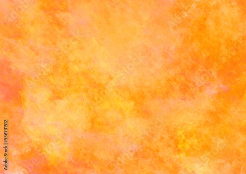 熱そうなオレンジのアナログ風背景素材 © imori