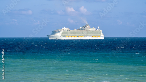 A cruise ship in the ocean © WD Stockphotos