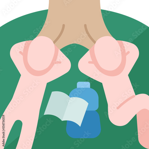 relaxing  icon
