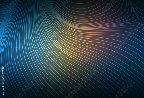 Dark Blue, Yellow vector background with stright stripes.
