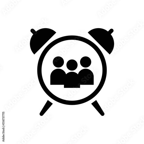 Time organization icon design. isolated on white background. 