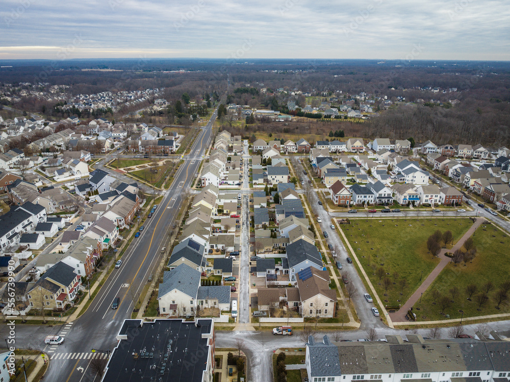 Aerial Drone of Real Estate in Robbinsville New Jersey 