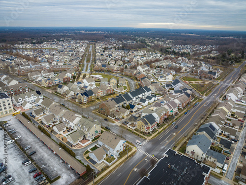 Aerial Drone of Real Estate in Robbinsville New Jersey 