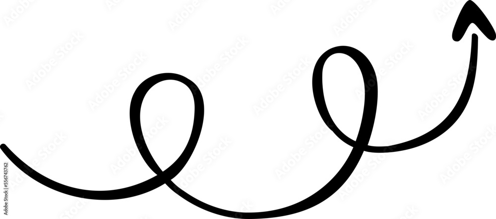 Doodle Arrow Shape Vector Doodle Arrow Shape Vector