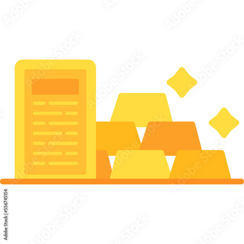 Gold Bars Icon