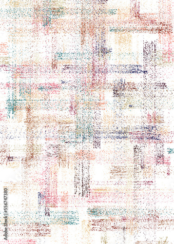 Color brushed sparcle dots paint imitation background generative pattern illustration
