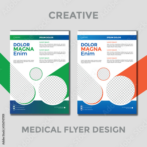 Creative Medical & Health Care Flyer Design Template