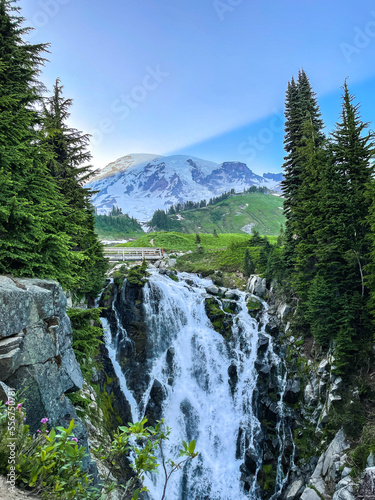Mt Rainier Waterfall