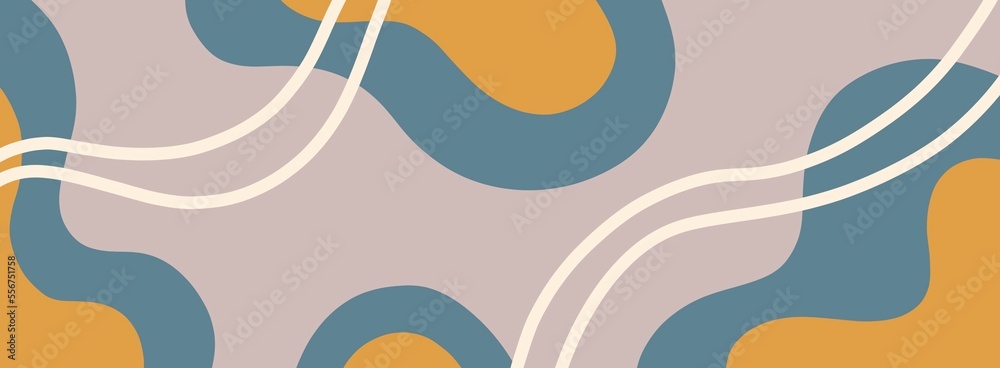 Abstract aesthetic swirl pattern design big high quality vector illustration set blue yellow white colour isolated background large texture pattern wallpaper cover profile photo business shop concept