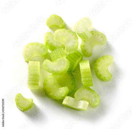 raw sliced celery