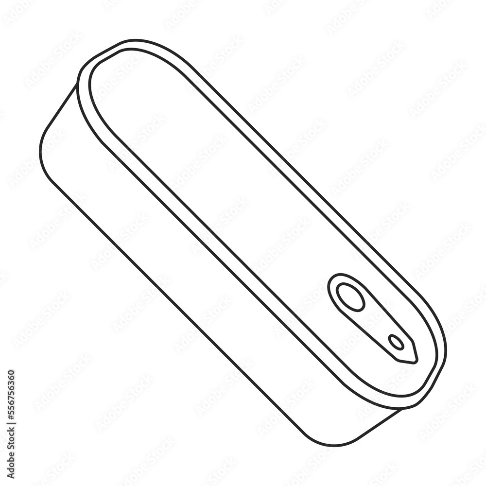 Metal can vector icon.Outline vector icon isolated on white background metal can. Metal can vector icon.Outline vector icon isolated on white background metal can.