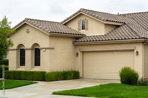 Single-family residence exterior view, Oasis Communication, Menifee, California, USA