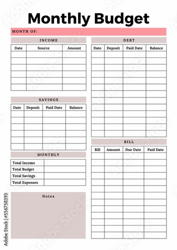 Monthly Budget