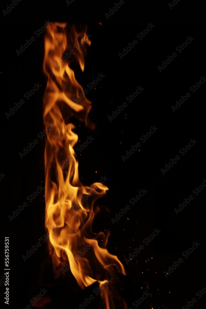 Obraz premium fuego nocturno