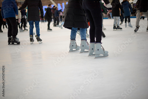 Photography People ice skating