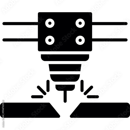 Laser Cutting Machine Icon