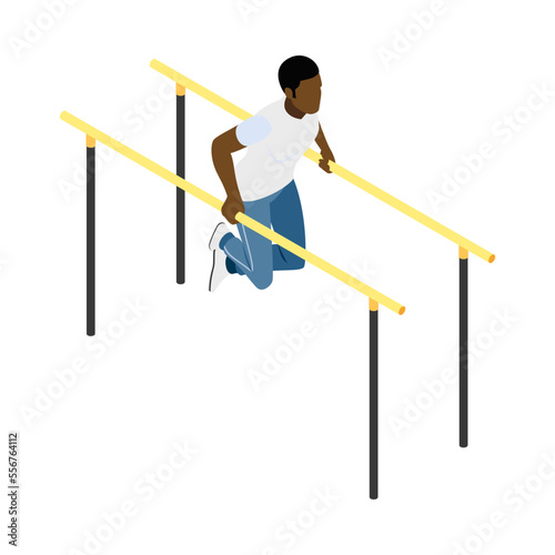 Workout Parallel Bars Composition