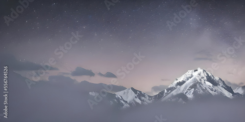snow covered mountains © FF Sidiq