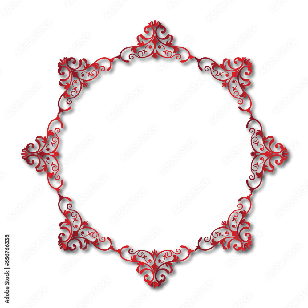 Obraz premium frames in vintage style with elements of ornament, art, pattern, background, texture, Vector illustration eps 10, Art.