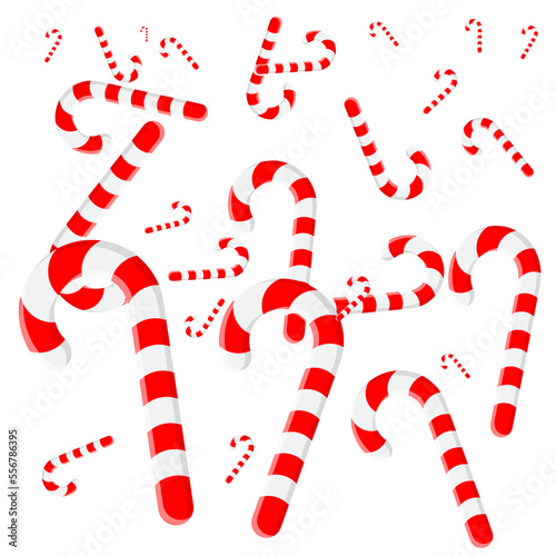 Christmas theme. Christmas presents. Christmas sweets. Vector illustration