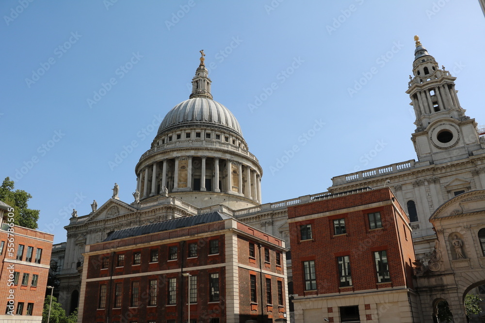 The Chapter House St Paul's in front of Saint Paul´s Cathedral in London, England Great Britain