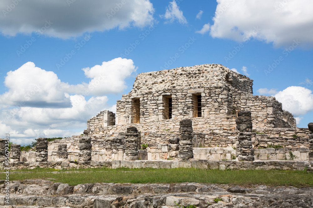 Temple of the Painted Niches, Mayan Ruins, Mayapan Archaeological Zone; Mayapan, Yucatan State, Mexico Temple of the Painted Niches, Mayan Ruins, Mayapan Archaeological Zone; Mayapan, Yucatan State, Mexico