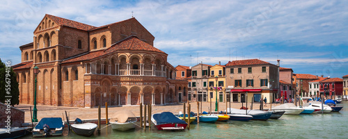 Santa Maria e San Donato on Murano Island in Veneto; Murano, Venice, Italy photo