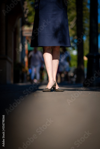 Woman in Pencil Skirt 