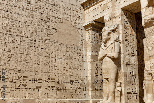 Temple of Ramesses III; Medinet Habu, Egypt photo