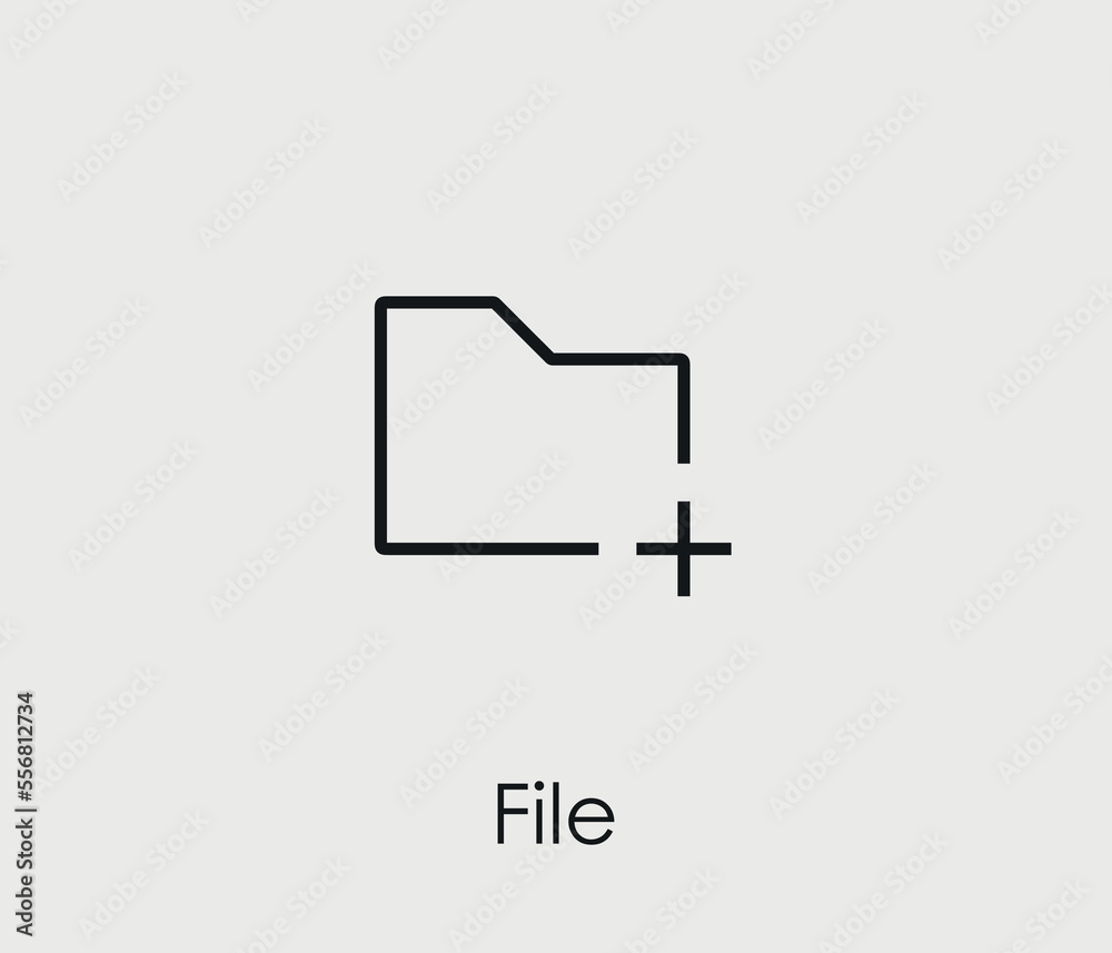 Folder vector icon. Editable stroke. Symbol in Line Art Style for Design, Presentation, Website or Mobile Apps Elements, Logo. File symbol illustration. Pixel vector graphics - Vector Folder vector icon. Editable stroke. Symbol in Line Art Style for Design, Presentation, Website or Mobile Apps Elements, Logo. File symbol illustration. Pixel vector graphics - Vector