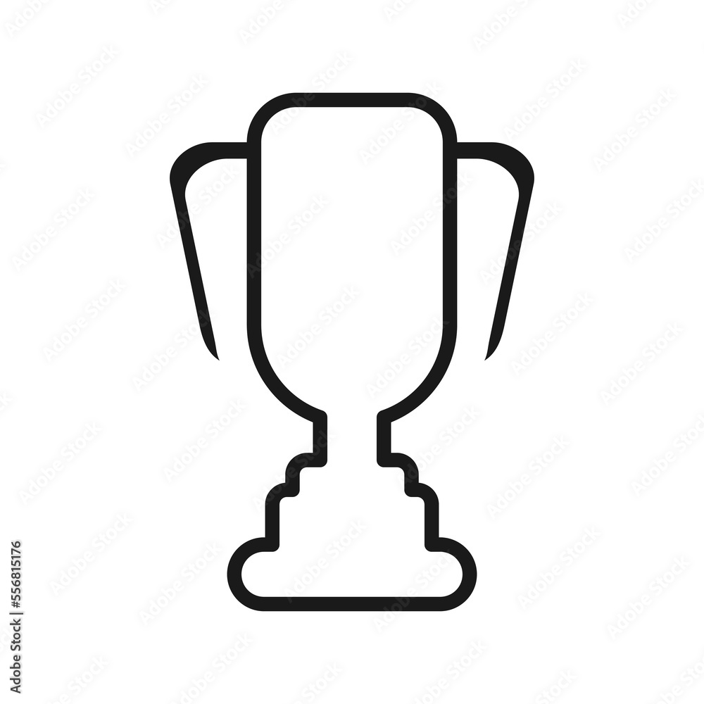Soccer Trophy icon outline. Football Equipment icons vector illustration collection in trendy design style, isolated on white background. The best editable graphic resources, suitable for many purpose Soccer Trophy icon outline. Football Equipment icons vector illustration collection in trendy design style, isolated on white background. The best editable graphic resources, suitable for many purpose