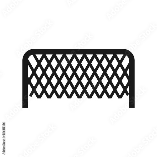 Soccer gate goal net icon outline.Football Equipment icons vector illustration collection in trendy design style, isolated on white background. The best editable graphic resources for many purposes.