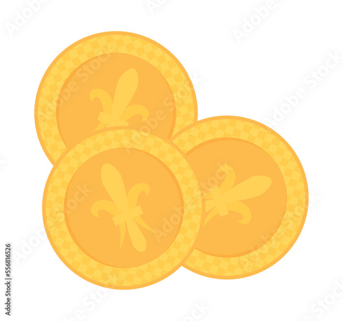 fleur de lis coins